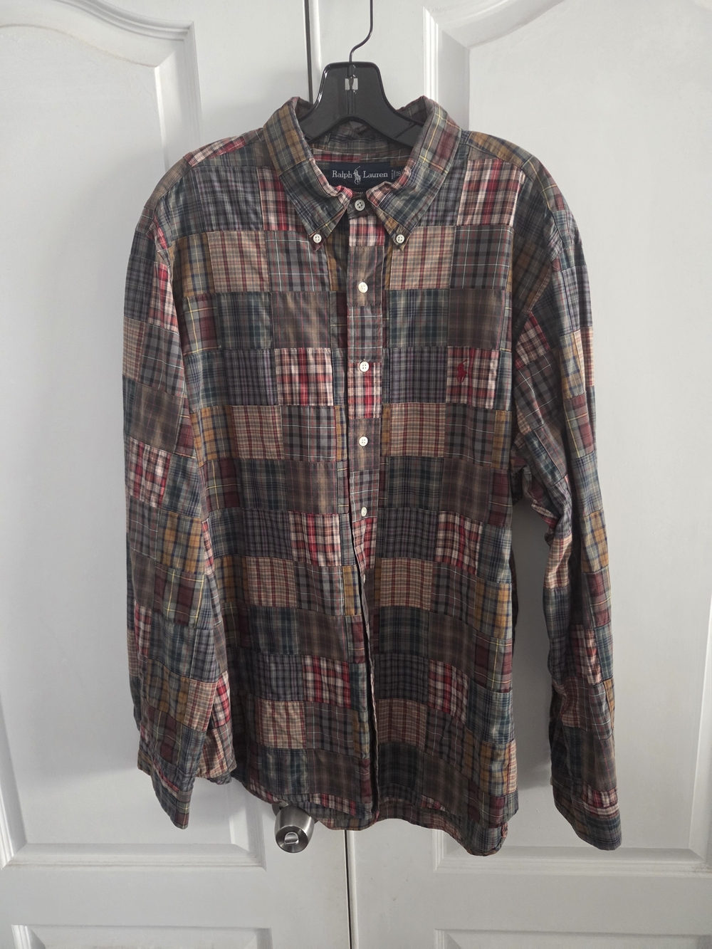 Polo Ralph Lauren Men’s Patchwork Plaid Button-Down Shirt